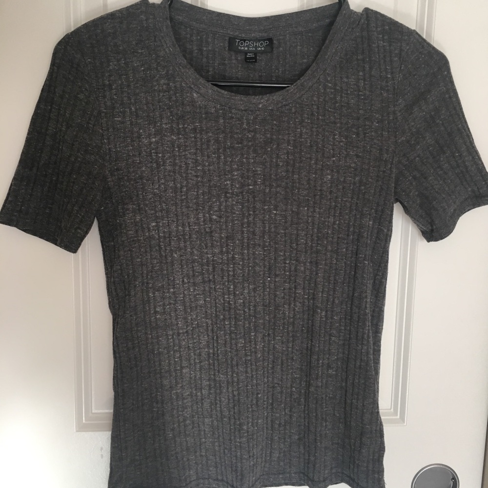 TopShop Gray Top